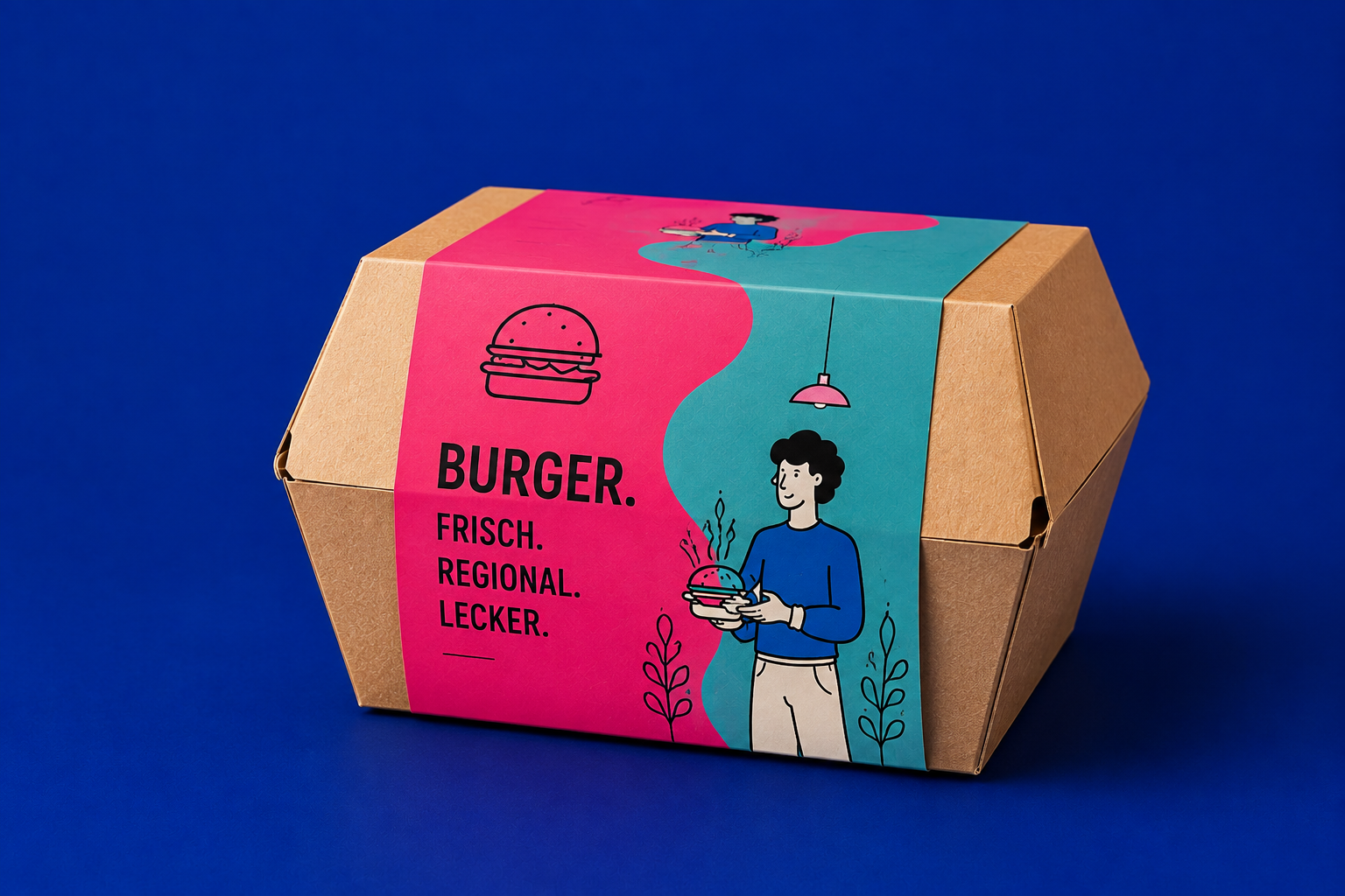 Burger- und To-go-Verpackungen für die Gastronomie